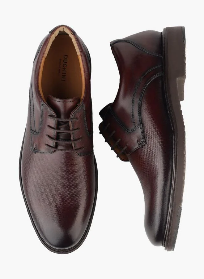 DUCHINI BROWN Men Lace-Up Derby Shoes for Men | Best Price UAE