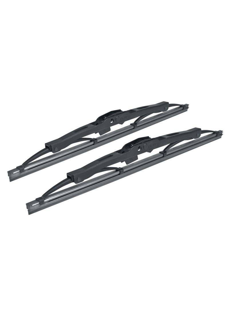 WINCA Premium Automotive Replacement Windshield Wiper Blades 2 Pair, Passenger and Driver Side All-Weather Beam Wiper Blades for Select Vehicle Models More Cars (24") - Image 1