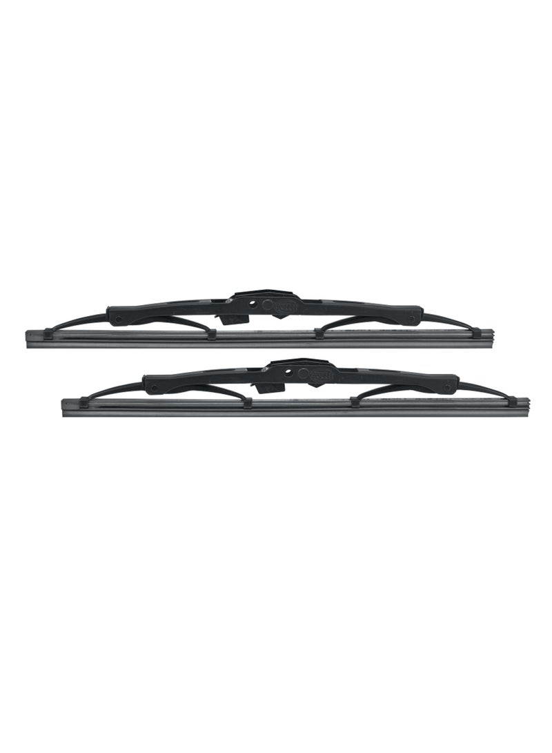 WINCA Premium Automotive Replacement Windshield Wiper Blades 2 Pair, Passenger and Driver Side All-Weather Beam Wiper Blades for Select Vehicle Models More Cars (24") - Image 2
