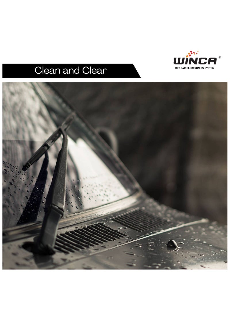 WINCA Premium Automotive Replacement Windshield Wiper Blades 2 Pair, Passenger and Driver Side All-Weather Beam Wiper Blades for Select Vehicle Models More Cars (24") - Image 4