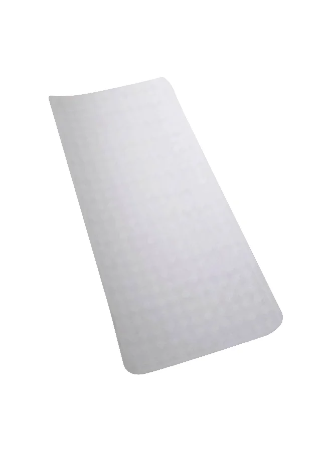 Tendance Durable Natural Rubber Anit-Slip Bathtub Floor Mat White 74 x 34 cm 7219100