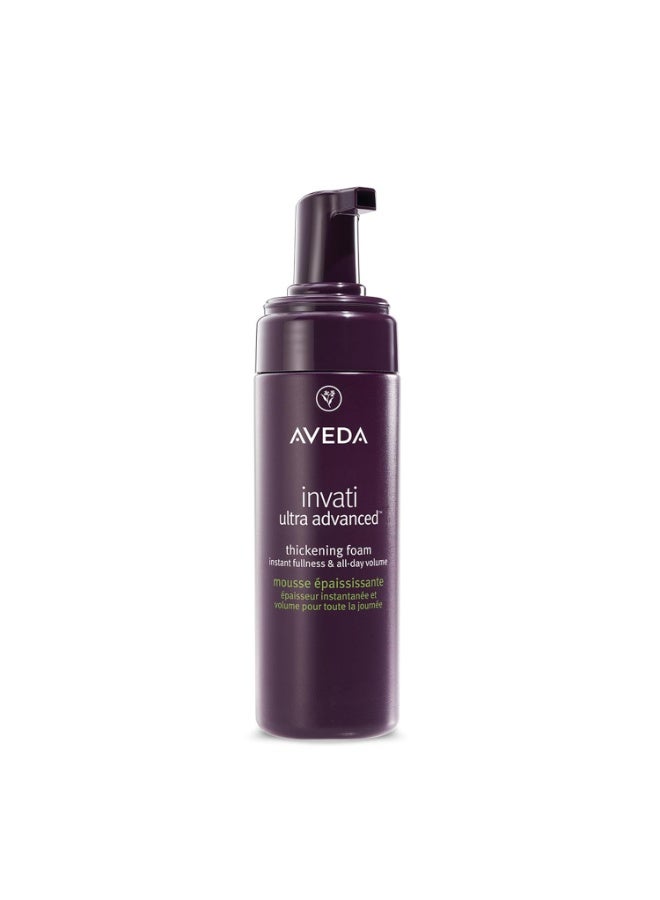 AVEDA Invati Ultra Advanced Thickening Foam | Styling Foam for Thin & Thinning Hair | Instantly Thickens Hair | Flexible Hold | 97% Naturally Derived - Image 1