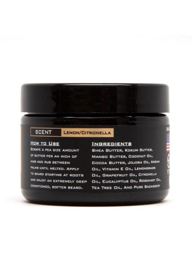 Badass Beard Care Beard Butter For Men The Bushwhacker 3 Oz Made Of Natural Ingrediens For Healthy Soften And Itchness Free Beard And Mustache - Image 3