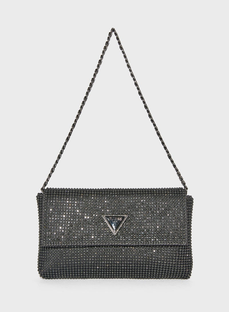 جس حقيبة كلاتش زالينا بغطاء قلاب - Image 1