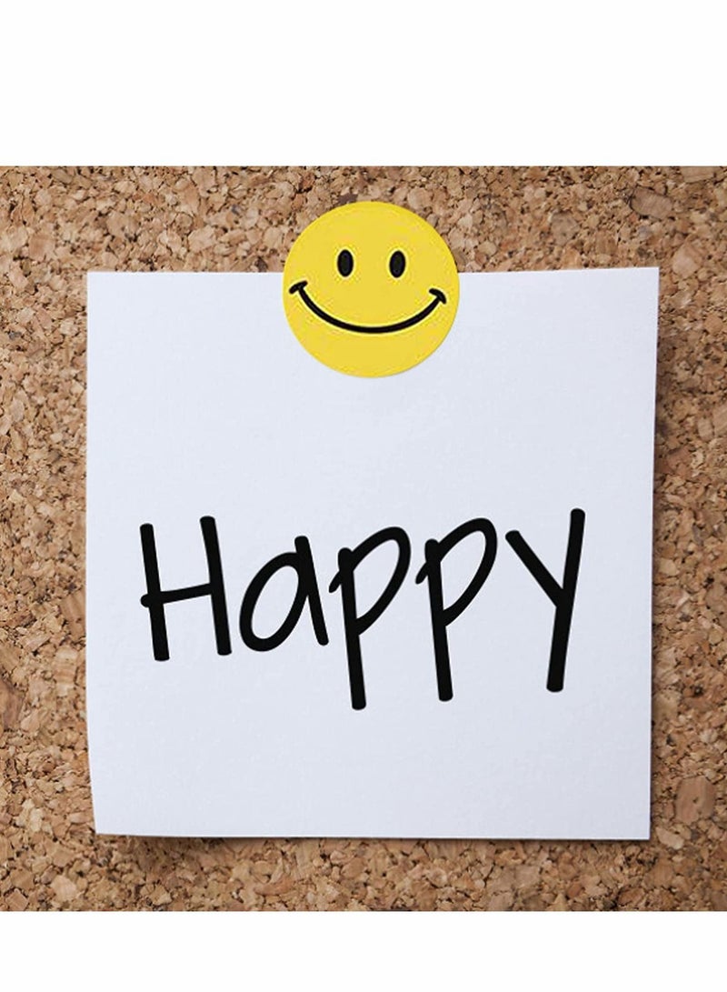NIBEMINENT Smile Face Stickers Roll, Reward for Teachers Kids, Happy Rewards Circle Dots Stick Labels, Water Bottles, School, Home Etc, Party Supplies - Image 2