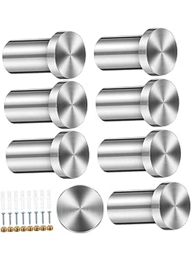 Stainless Steel Bathroom Towel Hooks Heavy Duty Wall Mount for Towels Coats and Bags - Image 1