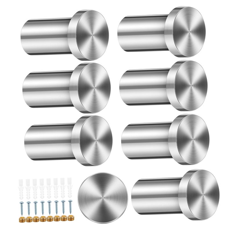 Stainless Steel Bathroom Towel Hooks Heavy Duty Wall Mount for Towels Coats and Bags - Image 2