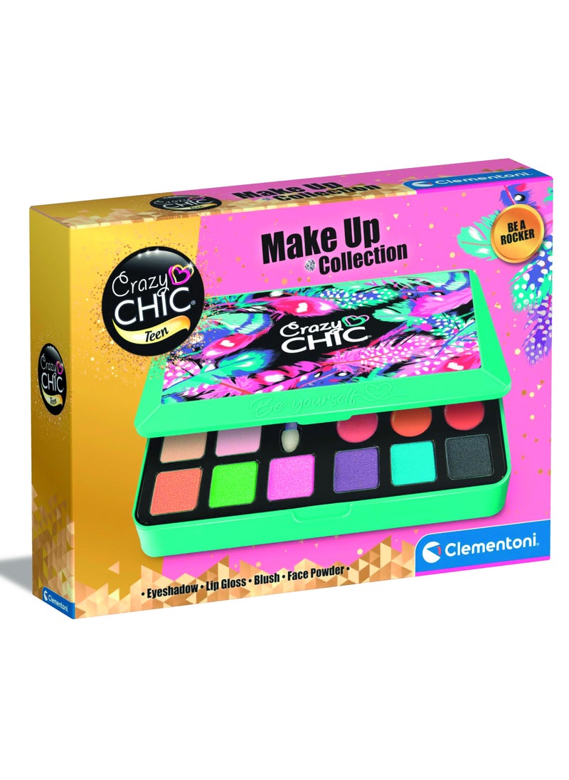 Clementoni Clementoni Crazy Chic Be Yourself - Be A Rocker Make Up | Make Up Toy Kit | Do it Youself | Pretend Play | Arts & Crafts | Easy to Use | Develops Fine Motor Skills & Creativity | Colorful | Fashionable | Perfect Gift for Fashion Lovers!  - Image 1