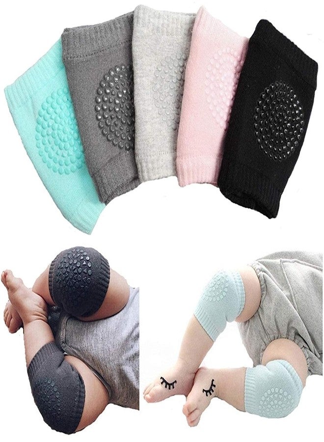 Concepta Pack of 1 Pair Baby Knee Pads for Crawling, Elbow Safety Protector, Stretchable Anti-Slip Padded Elastic Soft Cotton Breathable Comfortable Cap Leg Warmer Support Protector Kneecap - Image 5