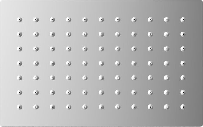 OVERHEAD RAIN SHOWER | 200MM X 125MM RECTANGLE SHAPE | SINGLE FLOW | EASY CLEAN SILICON NOZZLES | STAINLESS STEEL 304 | CORROSION RESISTANT | EASY INSTALLATION | 100% OPENABLE | SMR150.