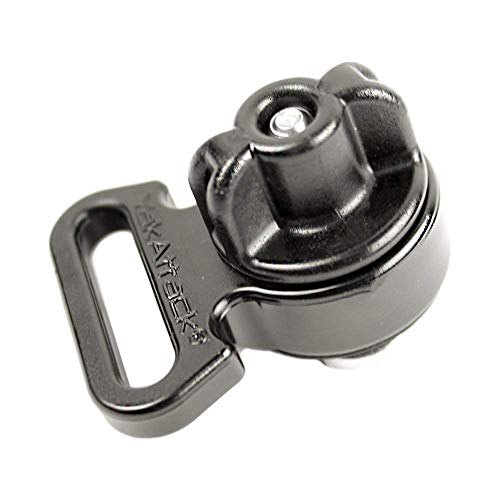 YakAttack Horizontal Tie-Downs - 2 Pack | Kayak Track Mount Anchors for Crates, Bags & Bungee | Compatible with MightyMount, GearTrac & Most Factory Tracks | Made in USA - Image 2