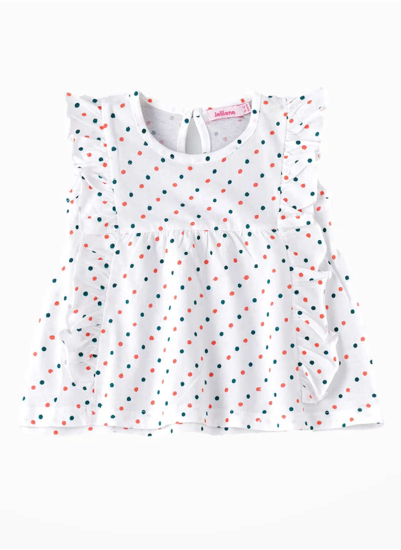 Jelliene Sunshine Squad: Girls' Comfy Cotton Tees Playful Prints & Summer Fun