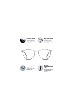 NOOZ Nooz Cruz Essential Collection Round Reading Glasses Magnifying Glasses for Men and Women  - Image 2