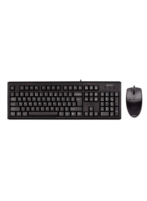 A4TECH A4 TECH KM-72620D USB Q Trk Optic Mouse Black Multimedia Keyboard - Mouse Set 