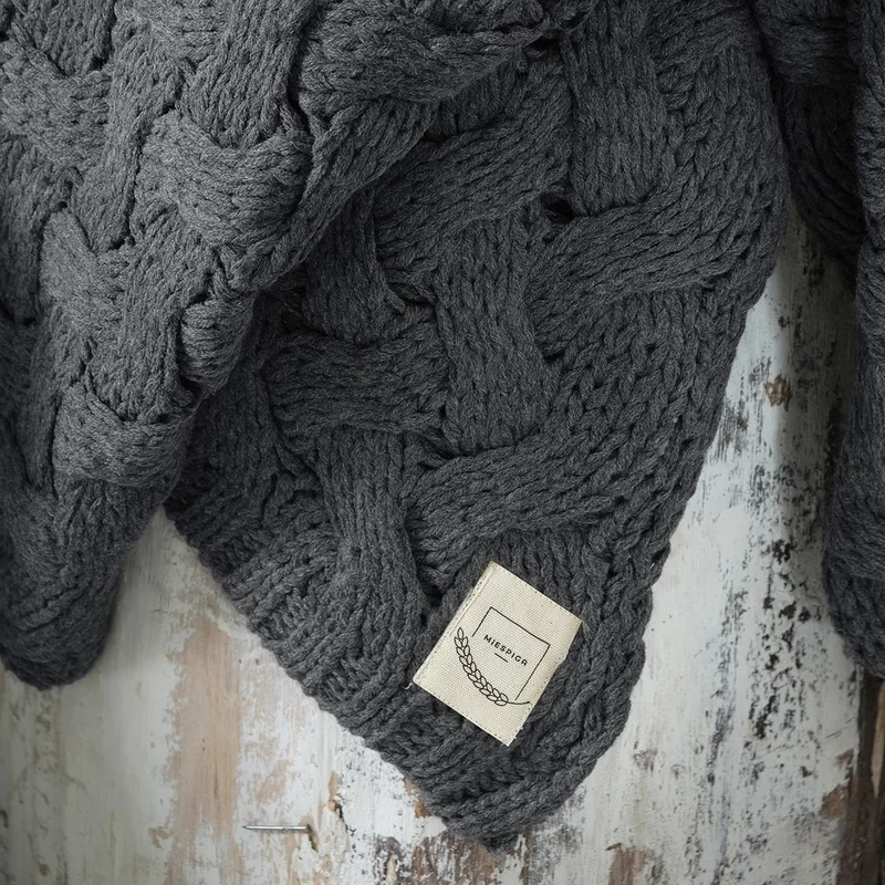 ميسبيغا Serenita Hair Knitted Knitwear Blanket