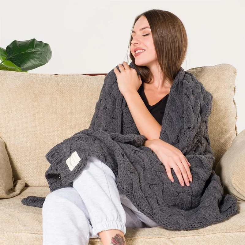 ميسبيغا Serenita Hair Knitted Knitwear Blanket