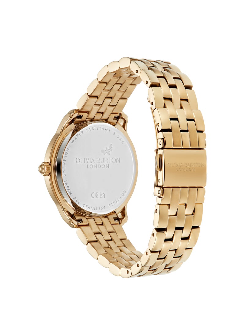 OLIVIA BURTON ROUND ANALOG WOMEN'S ORANGE CASE WATCH - 24000158 - Image 5