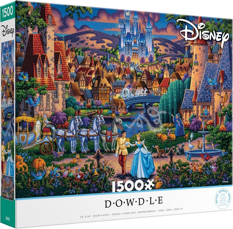 Ceaco Disney Dowdle Cinderellas Enchanted Evening 1500 Piece Jigsaw Puzzle - Image 3