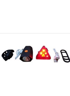 Generic Bike Front Light & Rear Flasher For Bikes With Usb Charger  - Image 2