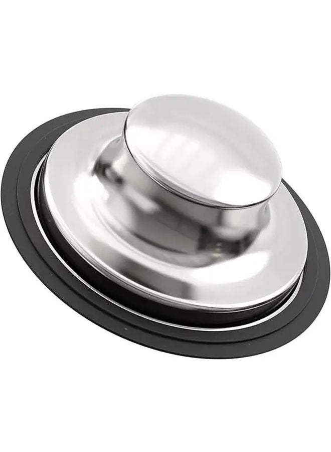 Stainless Steel Kitchen Sink Stopper Heavy Duty Garbage Disposal Plug Fits 3 1 2 Inch Drains - Image 1