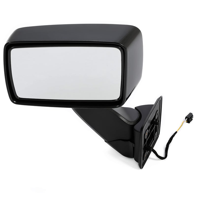 HECASA Power Mirror Left Compatible with 20062010 Hummer H3 H3T Power Side Mirror Towing Mirror Replacement for 20836083 Black Driver Side