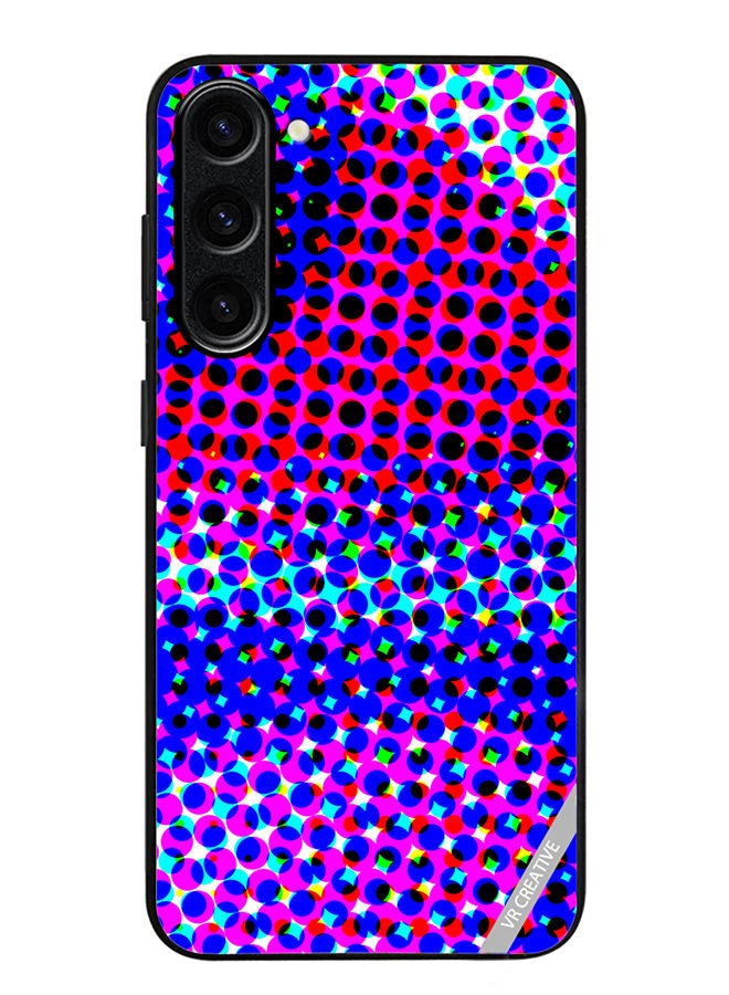 VR CREATIVE Protective Case Cover For Samsung Galaxy S23 Plus Fun Beautiful Retro Pop Art Design Multicolour - Image 1