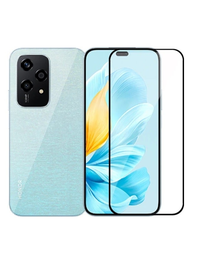 Honor 200 Lite Screen Protector Full Glue Edge-to-edge 3D Curved Tempered Glass Fingerprint Compatible Anti Scratch 9H hardness for Honor 200 Lite - Image 1