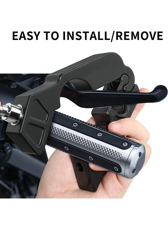 Soofam Motorcycle Grip Lock, Anti Theft Heavy Duty Motorcycle Lock fit for Motorcycles Mopeds Motorbikes Scooters ATVs Dirt Bike Street Bike Braking The Front Wheel Use on Grip Brake Handlebar - Image 2