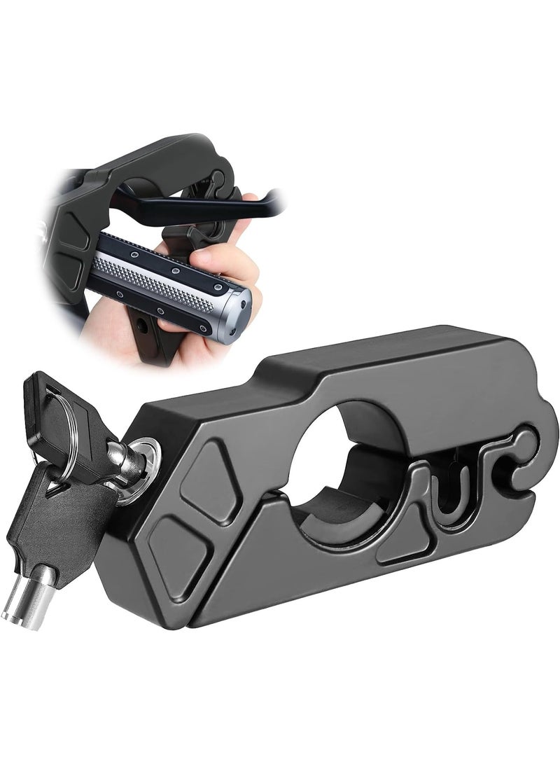 Soofam Motorcycle Grip Lock, Anti Theft Heavy Duty Motorcycle Lock fit for Motorcycles Mopeds Motorbikes Scooters ATVs Dirt Bike Street Bike Braking The Front Wheel Use on Grip Brake Handlebar - Image 1