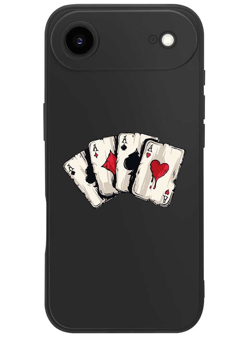 Theodor Protective Slim Fit Case Liquid Silicone Cover with Full Body Protection Anti-Scratch Shockproof Case For Apple iPhone 17 Air (Black) aces 2 - Image 1