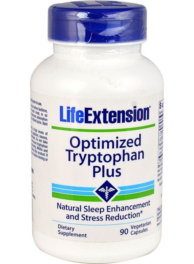 Optimized Tryptophan Plus 90 Vegetarian Capsules-Pack-3