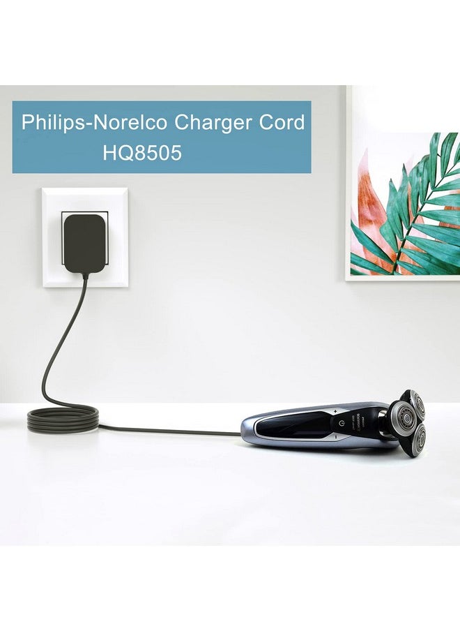 VHBW - Replacement For Philipsnorelco Charger Cord Hq8505 For Norelco 9000 7000 5000 3000 Series 15V Compatible With Philips Hq8505 Power Cord Norelco Shaver Charger Cord 5Ft - Image 1