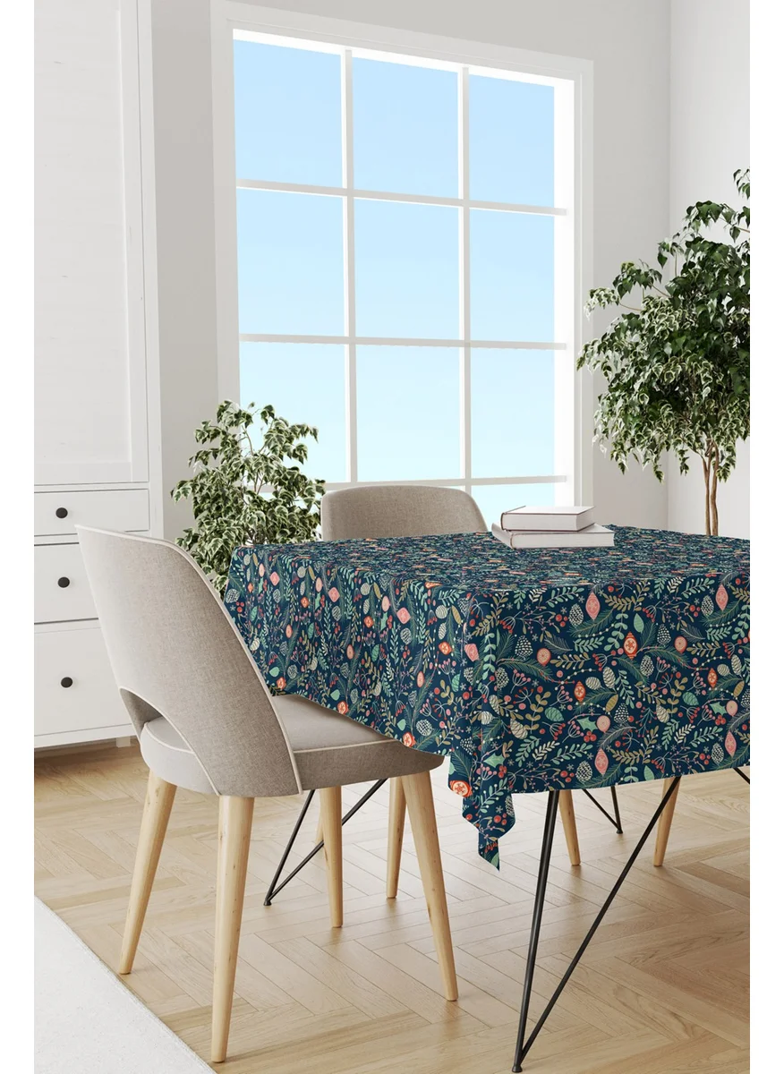 Cango Home New Year's Patterns Digital Printed Tablecloth