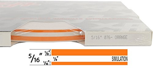 Universal TFX 0005076 - Auto Customizing Dual Pinstripe - 5/16" x 150' (1/8” Stripe, 1/8" Gap, Then 1/16” Stripe) - 076-Orange - Image 1