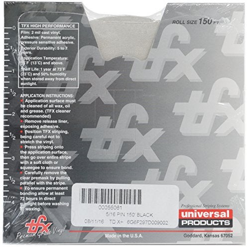 Universal TFX 0005076 - Auto Customizing Dual Pinstripe - 5/16" x 150' (1/8” Stripe, 1/8" Gap, Then 1/16” Stripe) - 076-Orange - Image 3