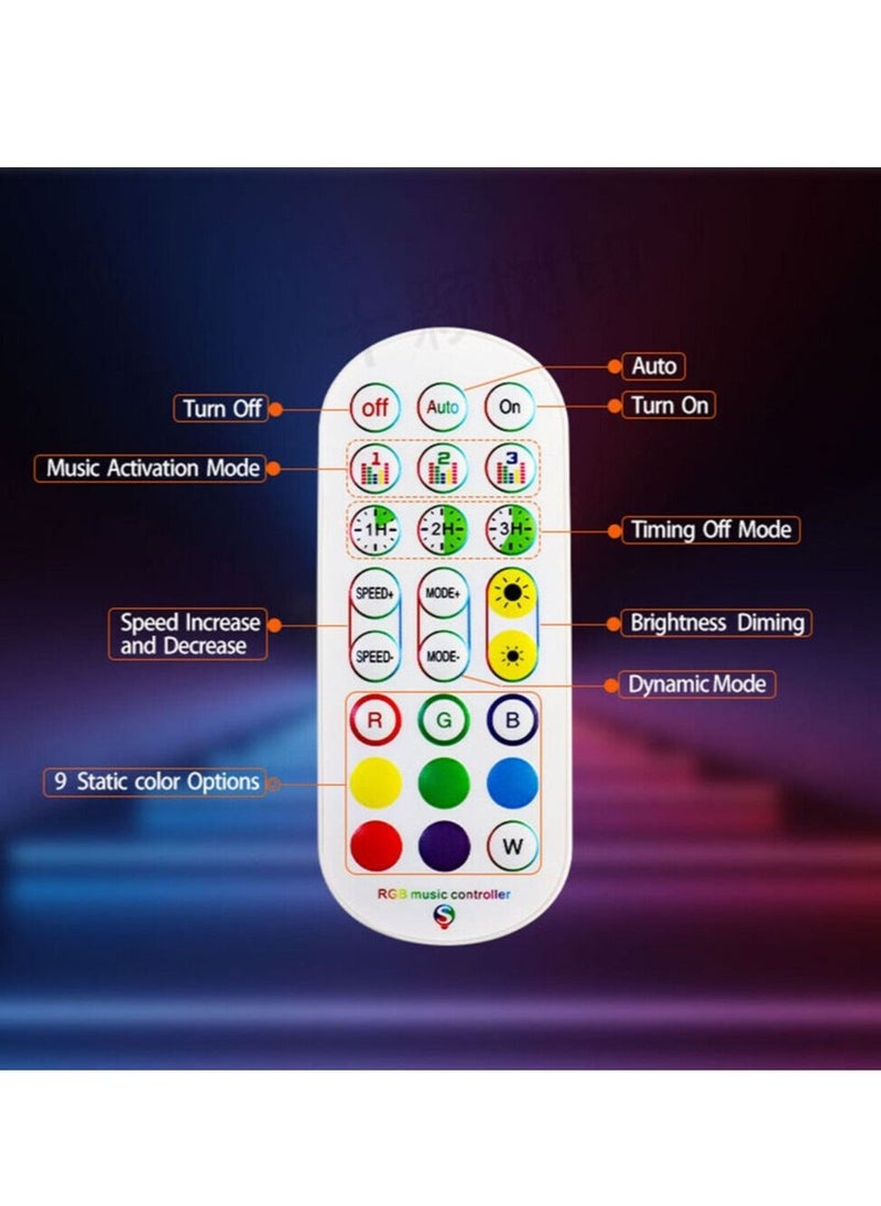 Generic - Firework Magic Color Smart Strip USB Powered Led Lights For Bedroom With Launch Burst Effect Remote App Control - Image 1