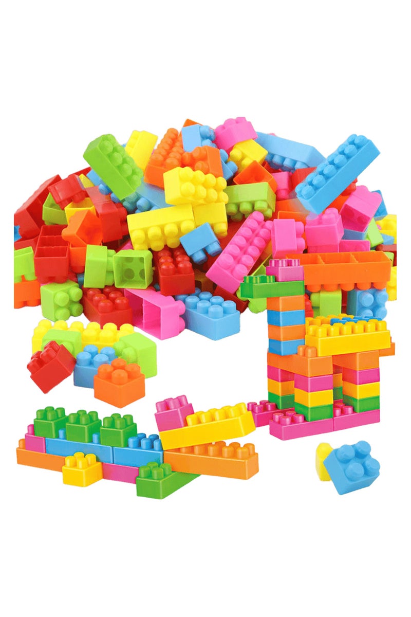 ACYYH Colourful Building Blocks Set, Educational Construction Toys, Multi Colour.100PCS,Children's toys - Image 1