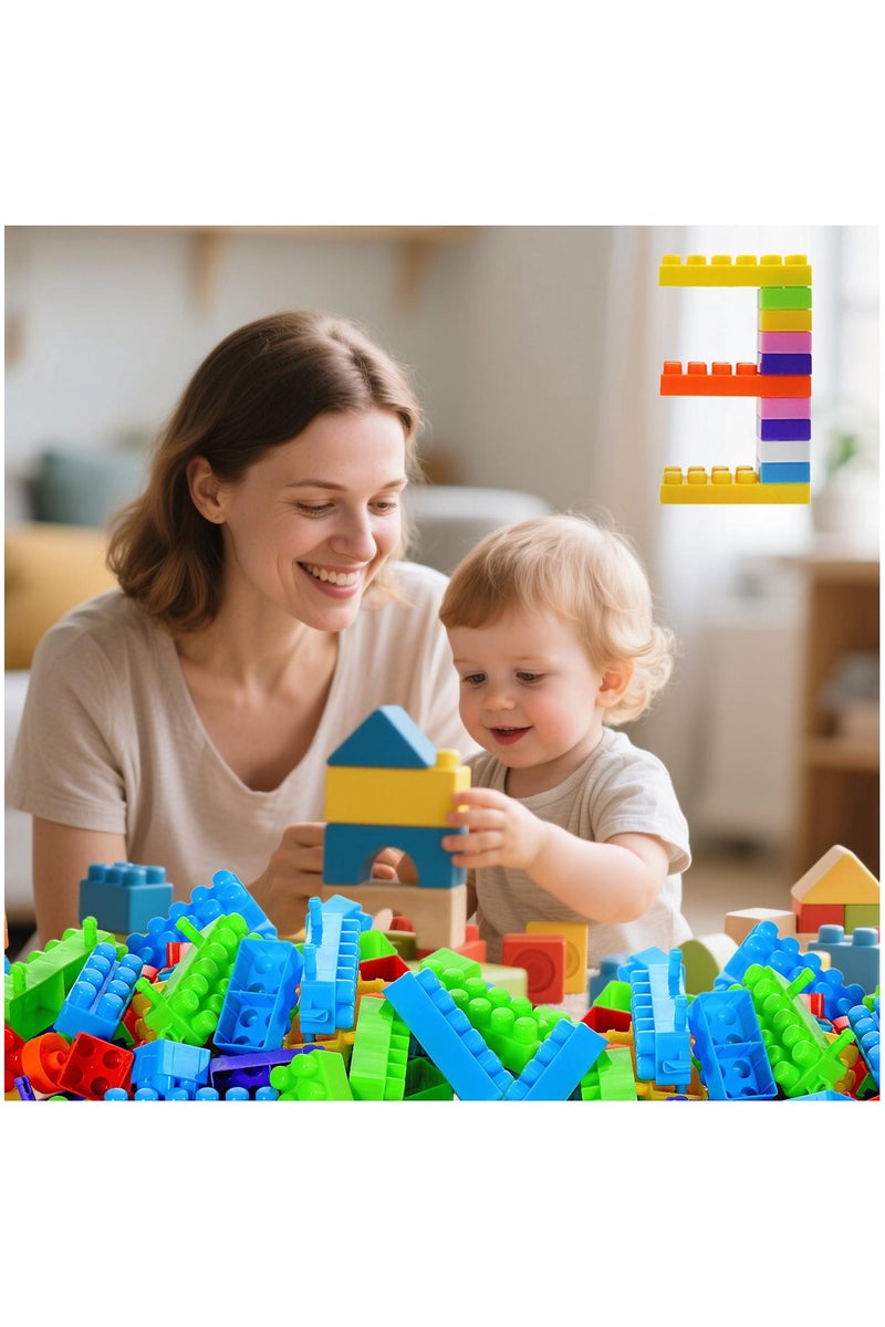 ACYYH Colourful Building Blocks Set, Educational Construction Toys, Multi Colour.100PCS,Children's toys - Image 3