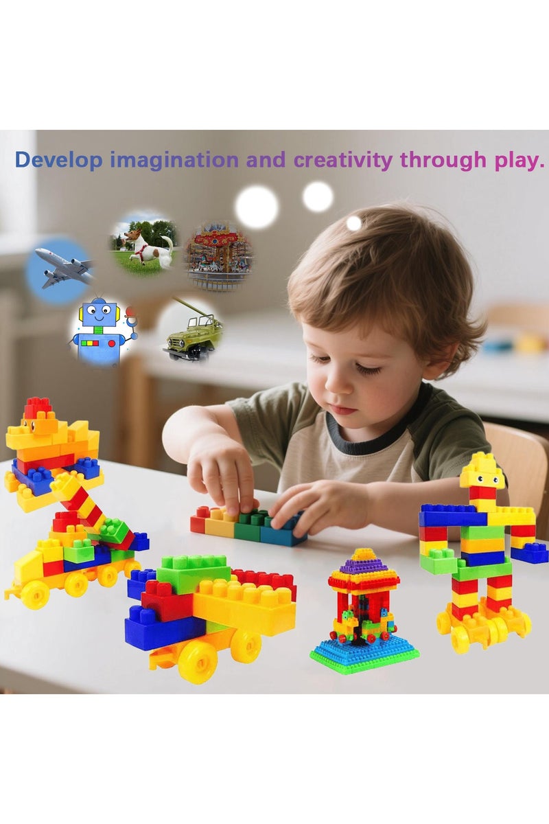 ACYYH Colourful Building Blocks Set, Educational Construction Toys, Multi Colour.100PCS,Children's toys - Image 4