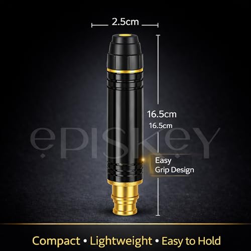 Episkey Premium Water Spray Nozzle for Car Wash & Gardening | Adjustable Jet, Fan & Mist Spray | Full Metal Body with Brass Connector | Universal Hose Pipe Fit - Image 3