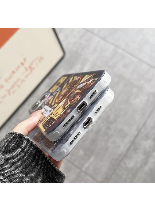 S-TOP Case For iPhone 14 Pro Max Dual-side IMD Astronaut Frosted Phone Case - Image 4