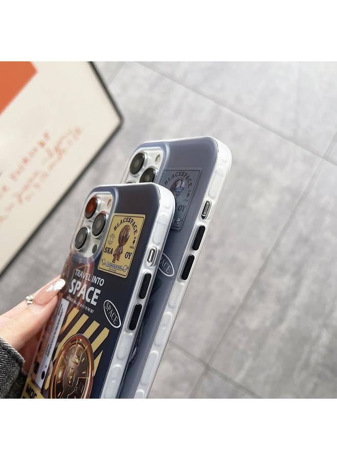 S-TOP Case For iPhone 14 Pro Max Dual-side IMD Astronaut Frosted Phone Case - Image 3