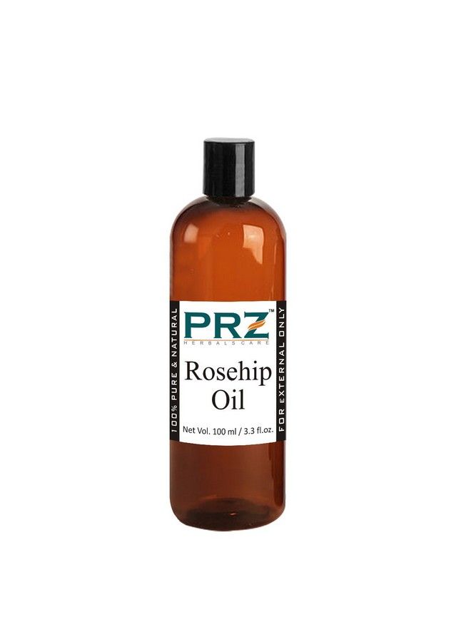 PRZ Rosehip Cold Pressed Carrier Oil Pure Natural & Therapeutic Grade Oil For Aromatherapy Body Massage Skin Care & Hair Care 100 Ml - Image 2