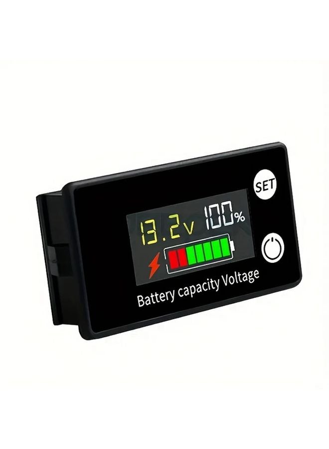 1 قطعة مؤشر سعة البطارية الرقمي شاشة LCD عالية الدقة ذاكرة انقطاع التيار الكهربائي - Image 1