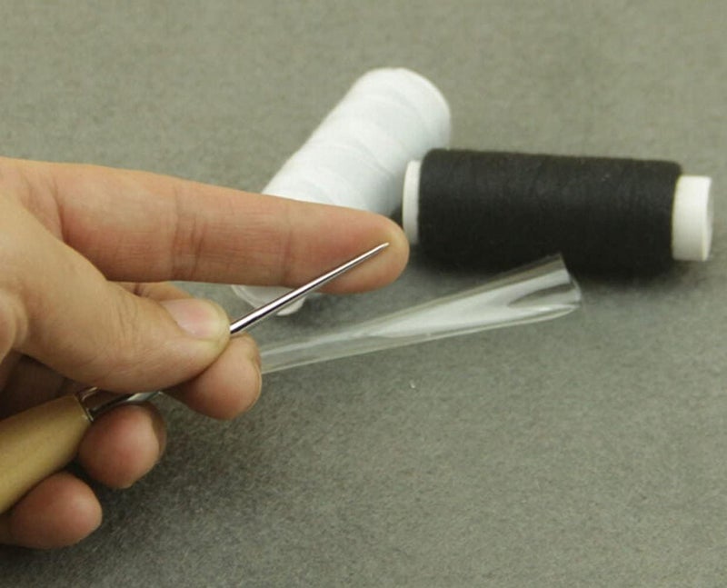 BeeSpring Leather Sewing Awl Wood Handle Drillable Awl Pin Punching Hole Maker Stitching Overstitch Sewing Awl Kit - Image 5