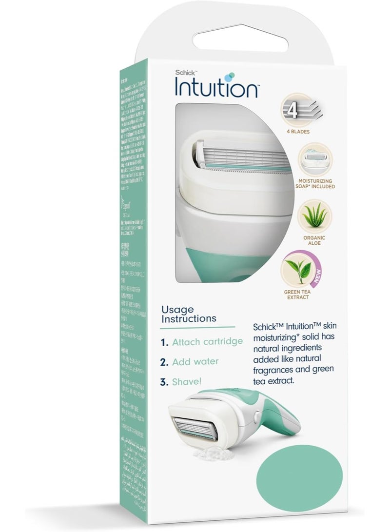 schick Intuition Sensitive Care Kit, with Organic Aloe and Green Tea Extract - Image 3
