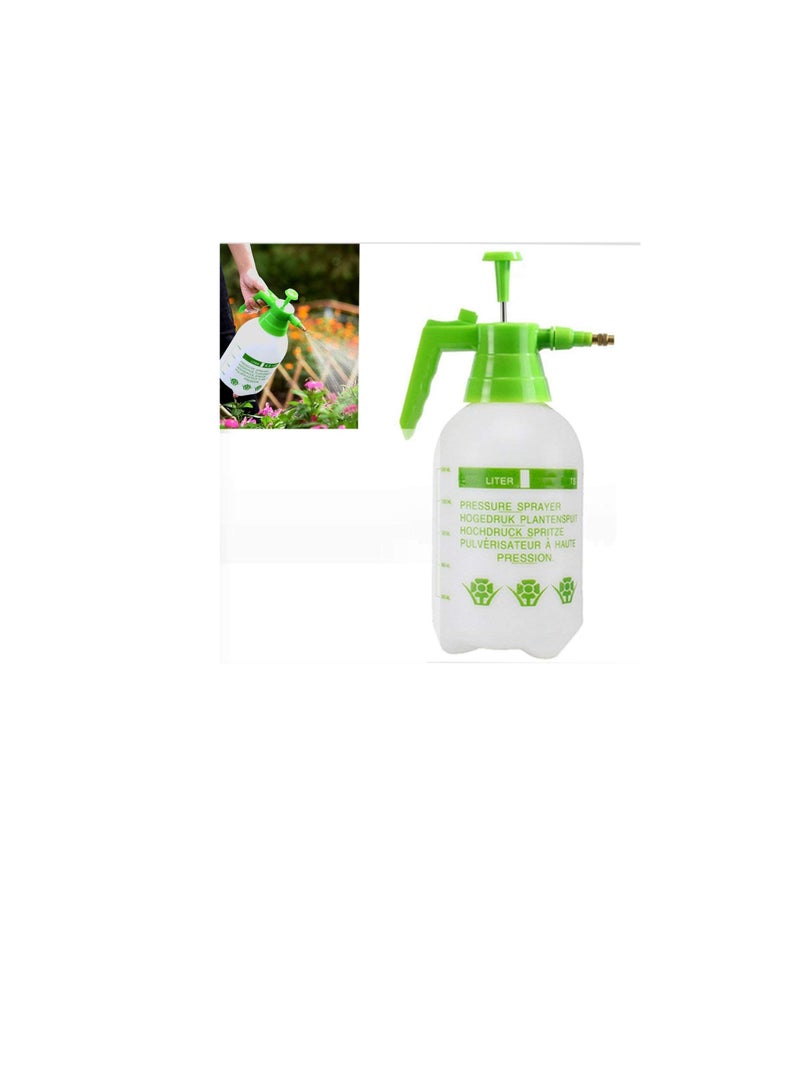 بيورول Beorol Garden Pump Pressure Sprayer Garden Sprinkler Water Mister Spray Bottle for Flowers مبيدات الأعشاب مبيدات الآفات الأسمدة لمبة الشكل 1500 مل أبيض وأخضر PZC15  - Image 3