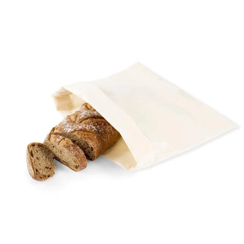 Hell Blues Natural Linen Bread Bags with Drawstrings, 13"x15" Storage Muslin - Produce - Potato Onion Kitchen Storage Bags, Machine Washable - Image 5