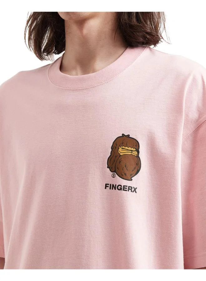 FINGERCROXX  BigFoot Series Logo Print T-shirt for Men | Best Price UAE
