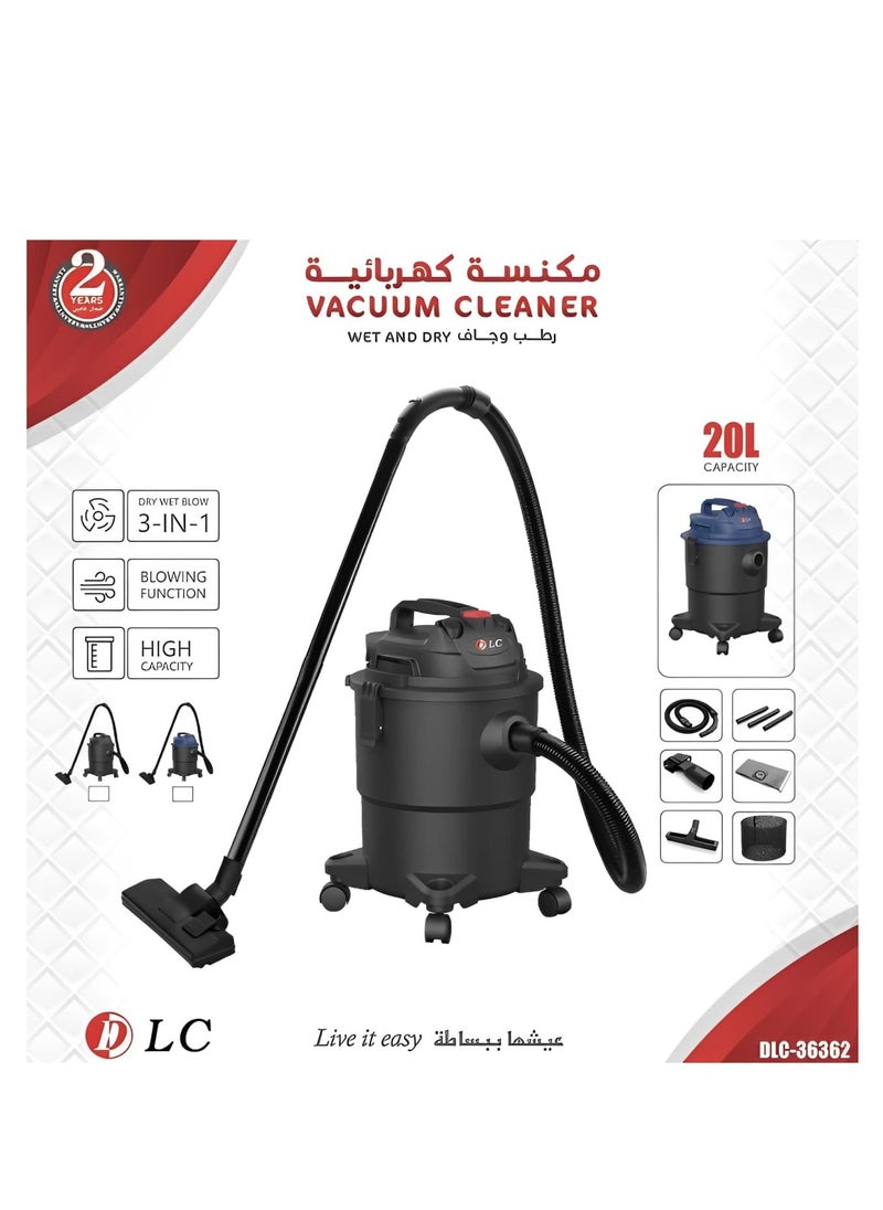 20L Wet Dry Vacuum Cleaner (DLC-36362) Black - pzsku/ZF0E8DB1348B163C6A27AZ/45/_/1737541509/87bc7a61-c3de-46bd-945a-76fc15d7dc5d